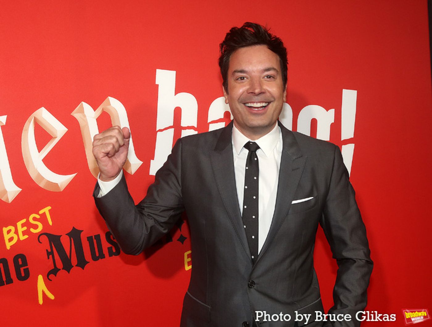 Photos: See Bryan Cranston, Jimmy Fallon, Debra Messing, Anna Wintour & More at GUTENBERG! THE MUSICAL! Opening Night  Image