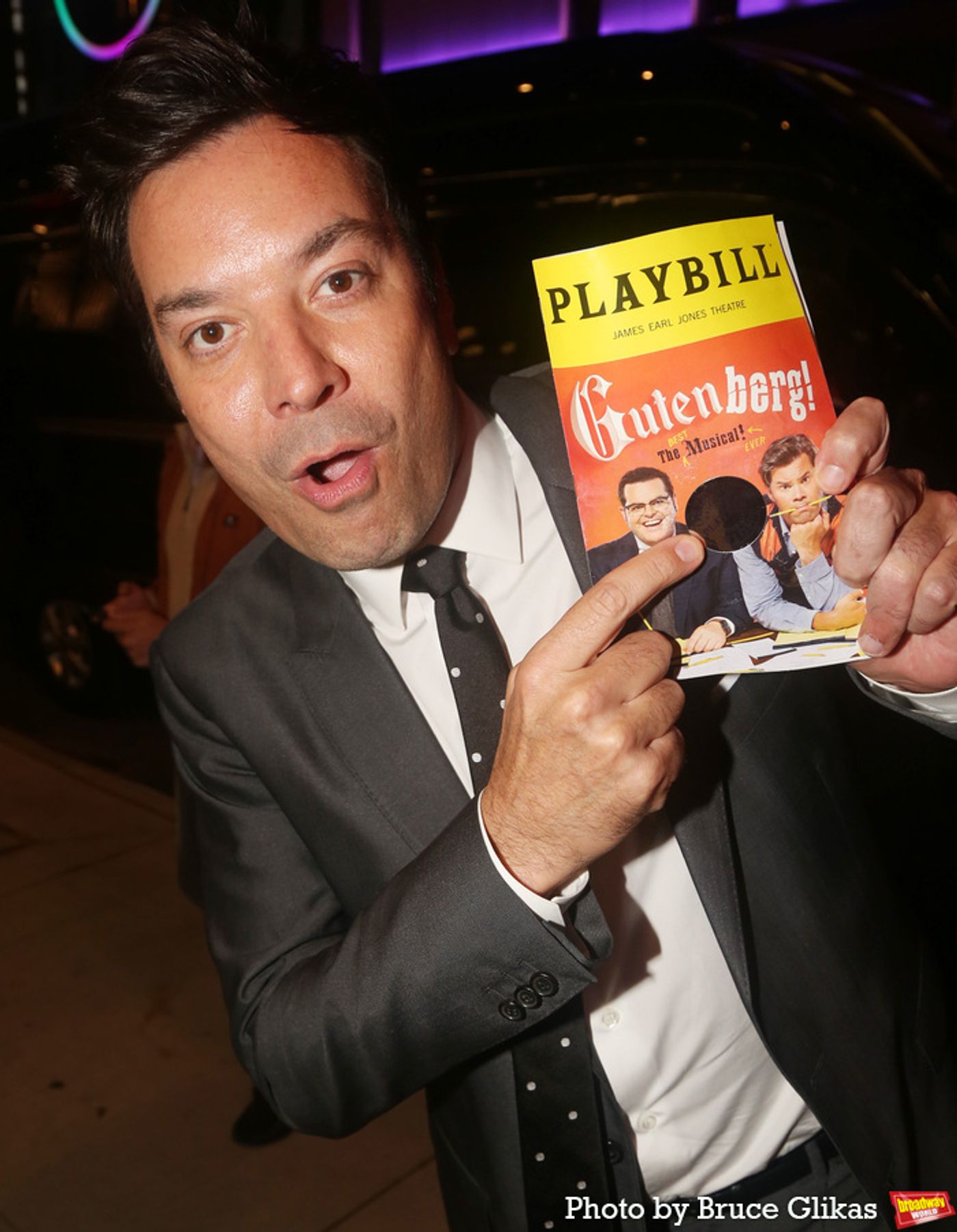 Photos: See Bryan Cranston, Jimmy Fallon, Debra Messing, Anna Wintour & More at GUTENBERG! THE MUSICAL! Opening Night  Image