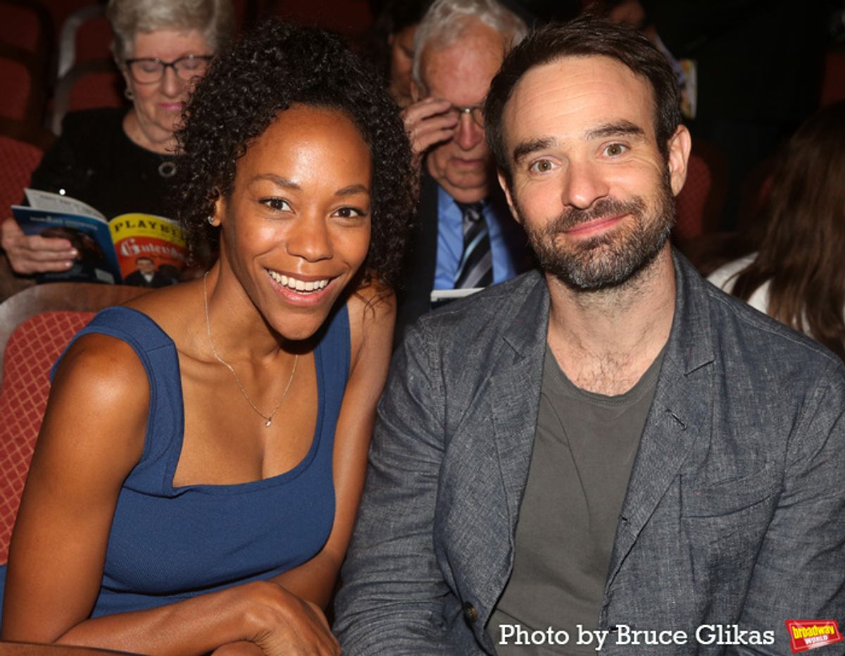 Nikki M. James and Charlie Cox at 