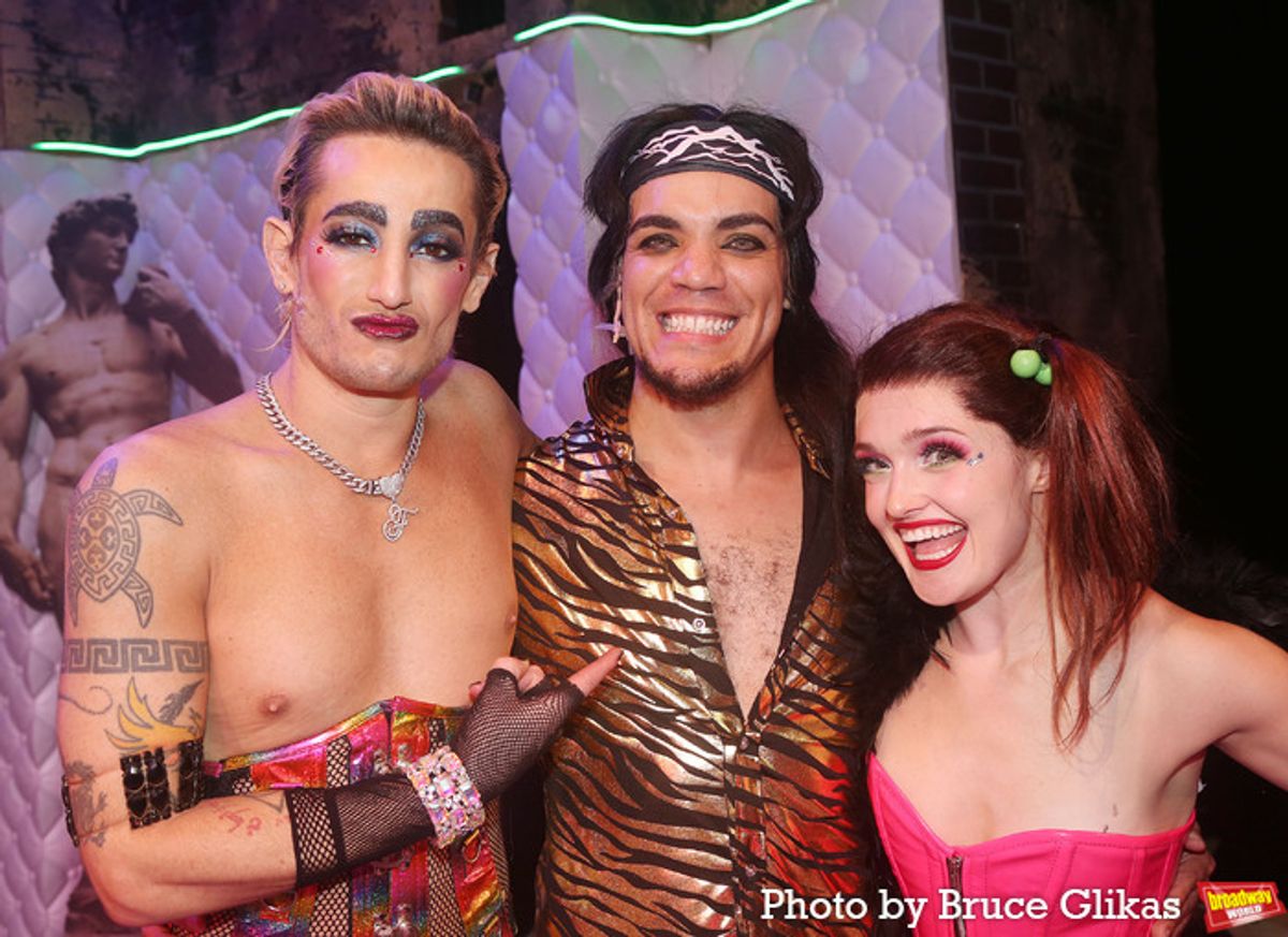 Frankie Grande, Stanley Martin and Larkin Reilly at 