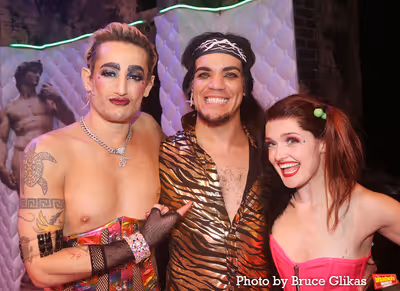 Frankie Grande, Stanley Martin and Larkin Reilly Photo