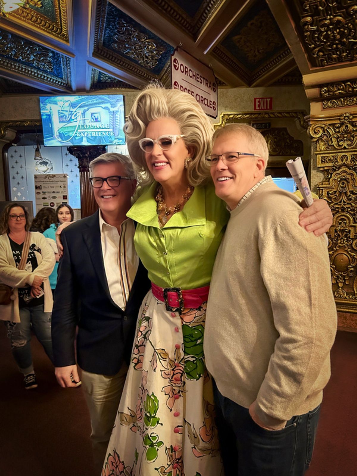 Jim McGinnis, Doris Dear and Mark Cox  at 