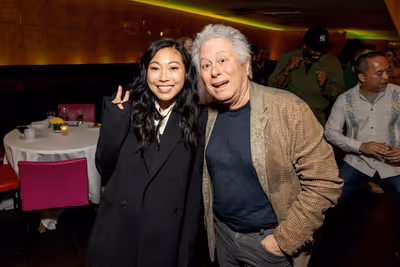 Awkwafina and Alan Menken Photo