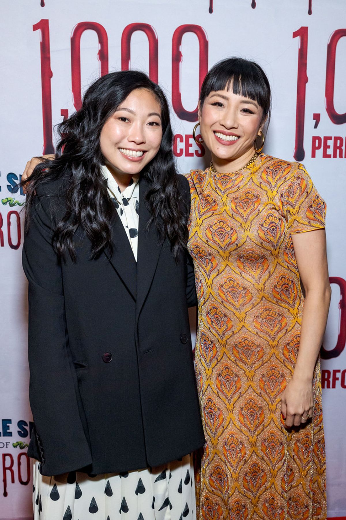 Awkwafina and Constance Wu at 