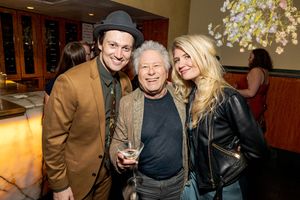 Bryce Pinkham, Alan Menken and Scarlett Strallen  Photo