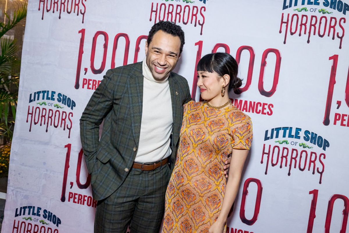 Corbin Bleu and Constance Wu  at 