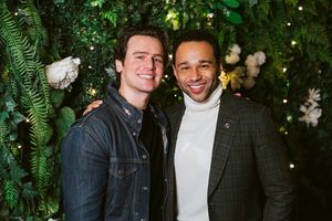 Jonathan Groff and Corbin Bleu Photo