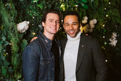 Jonathan Groff and Corbin Bleu Photo