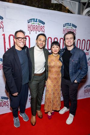 Michael Mayer, Corbin Bleu, Constance Wu, Jonathan Groff  Photo