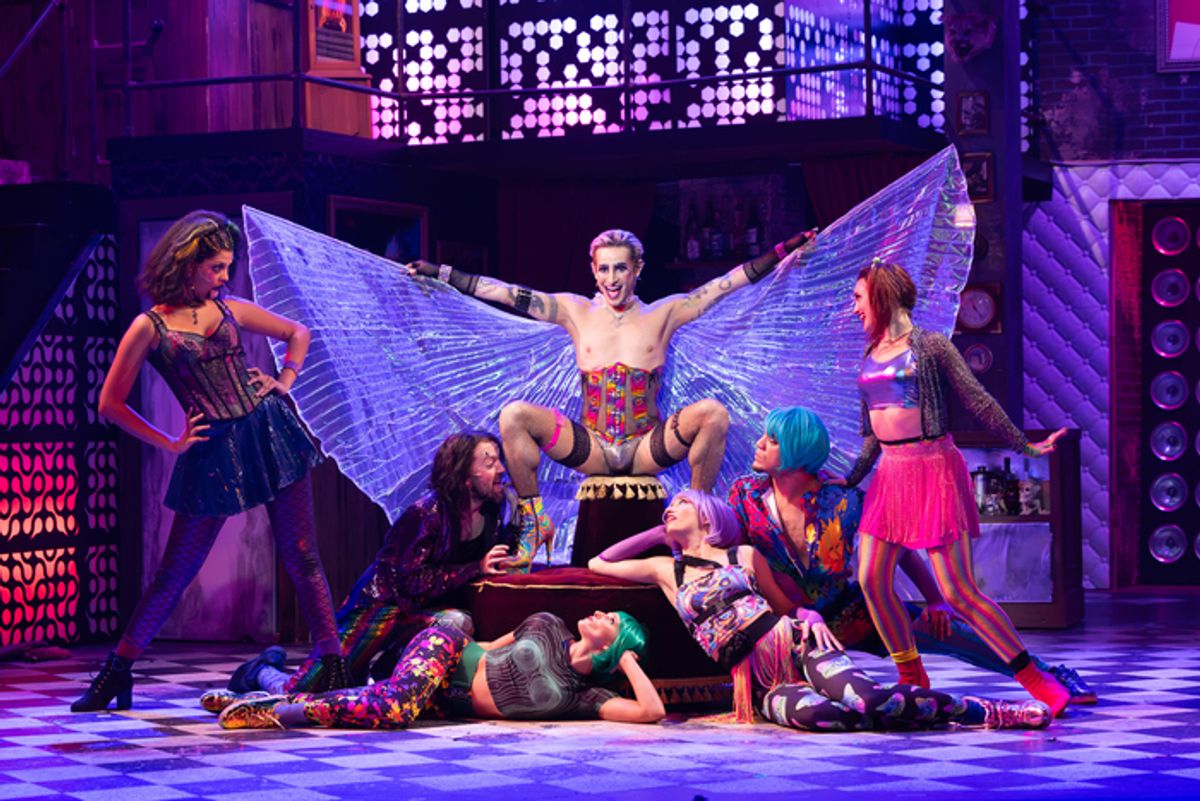 Frankie Grande and the cast of THE ROCKY HORROR SHOW at 