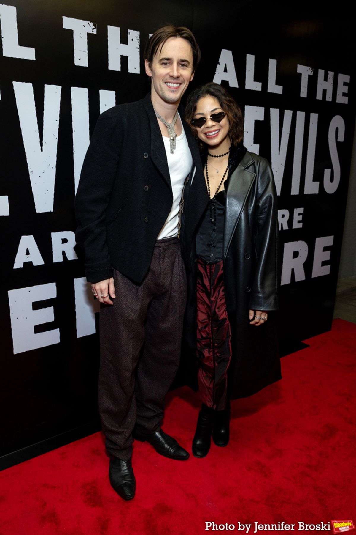 Reeve Carney, Eva Noblezada at 
