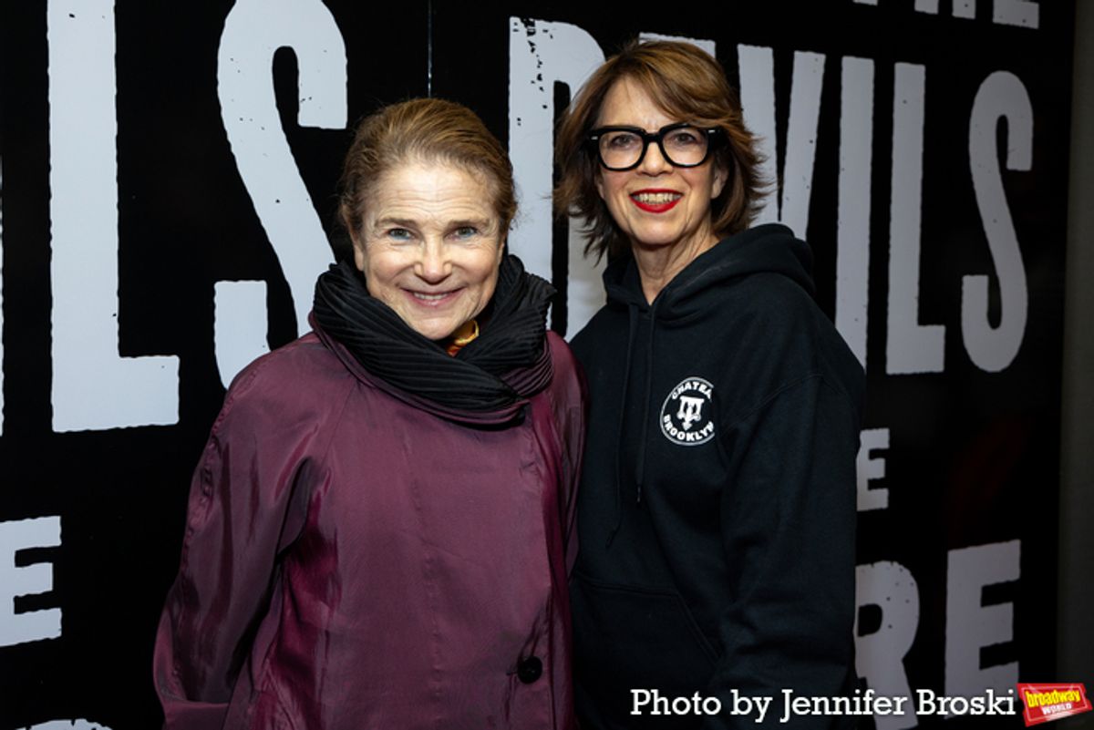 Tovah Feldshuh, Nancy Heikin at 