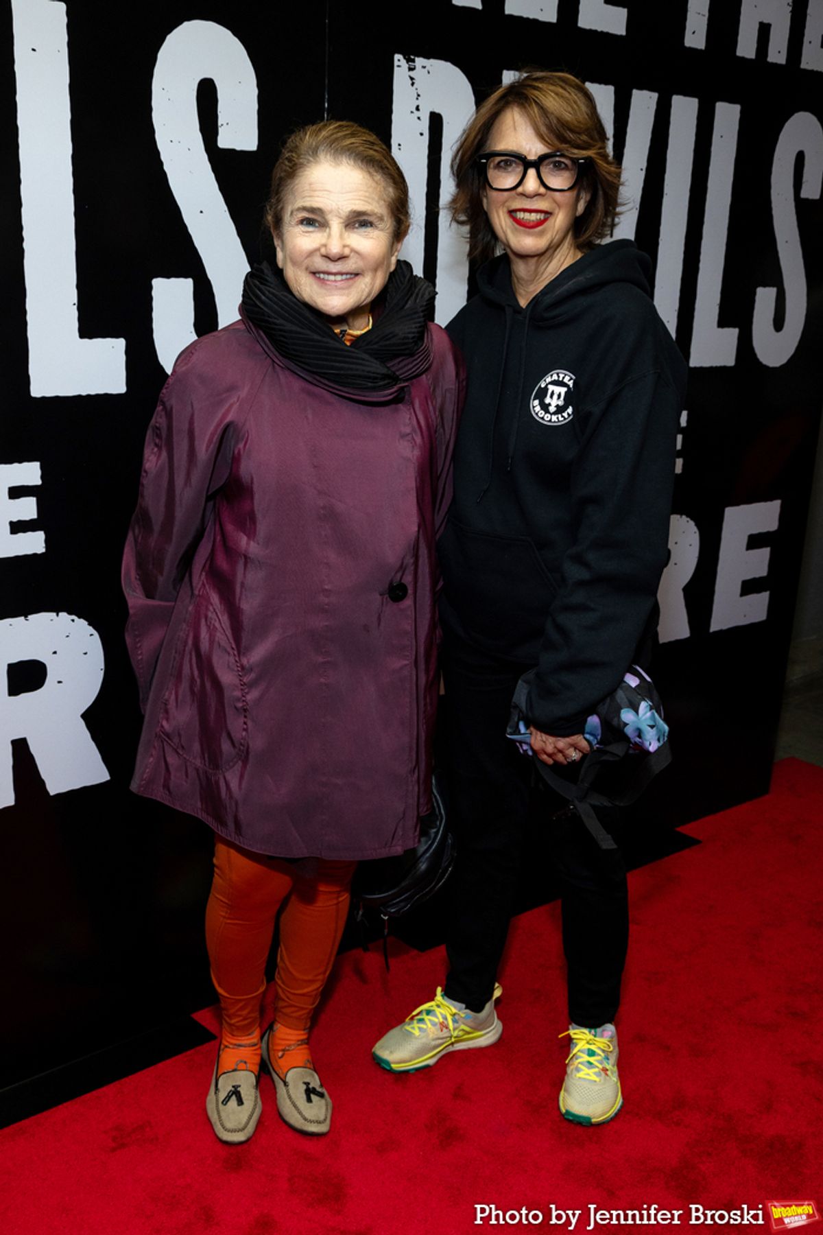 Tovah Feldshuh, Nancy Heikin at 