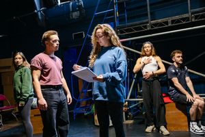 Joseph Peacock, Emma Kingston and Chrissy Brooke, Photo by Danny Kaan Photo