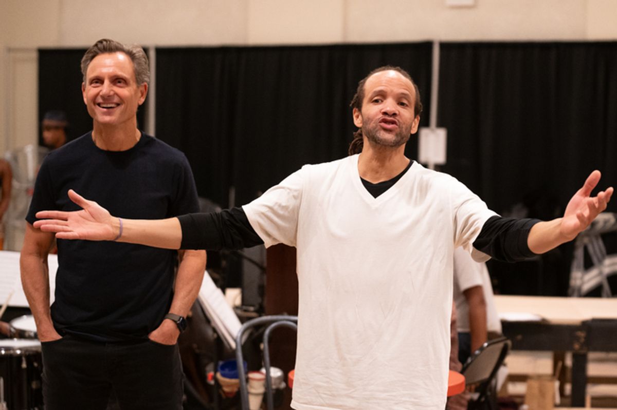 Savion Glover and Tony Goldwyn at 
