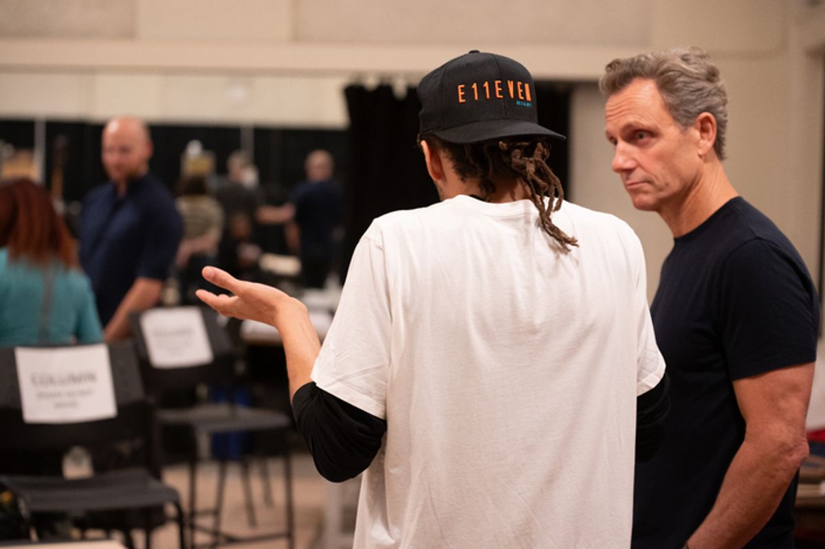 Savion Glover and Tony Goldwyn at 
