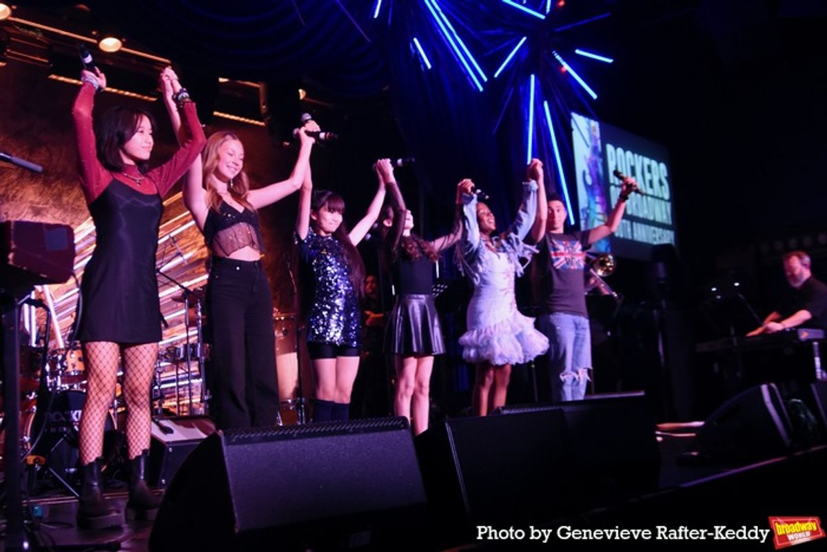 Broadway Bound Kids that includes-Matteo Russo, Sylvia Smith, Claudia Fabella, GG Roberts-Nguyen, June Swan and Audrey Simone Winters at 