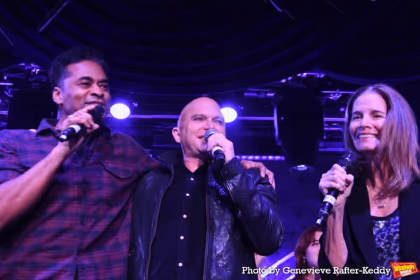 Destan Owens, Michael Cerveris and Marcia Mitzman Photo