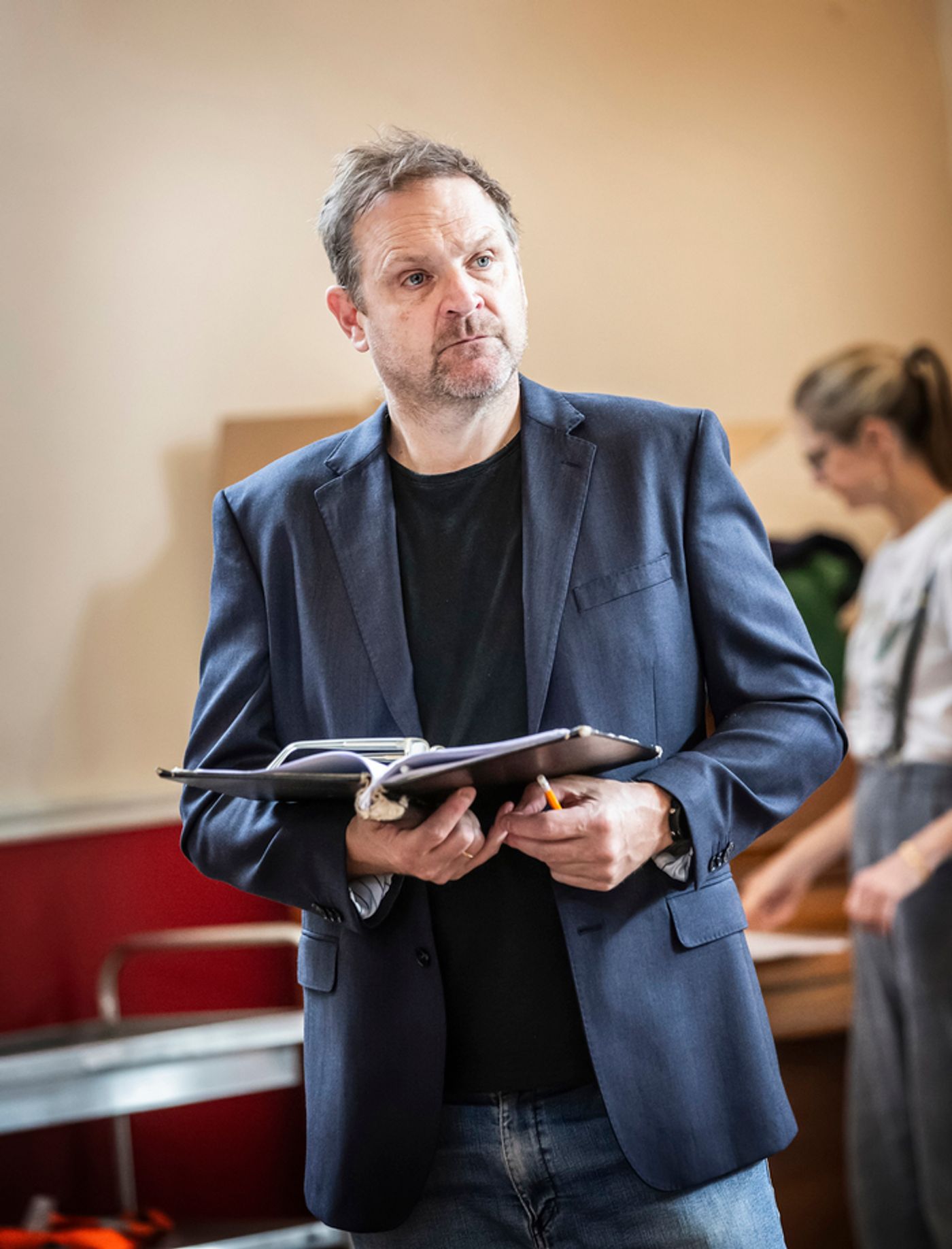 Photos: Inside Rehearsal For THE INTERVIEW at the Park Theatre  Image