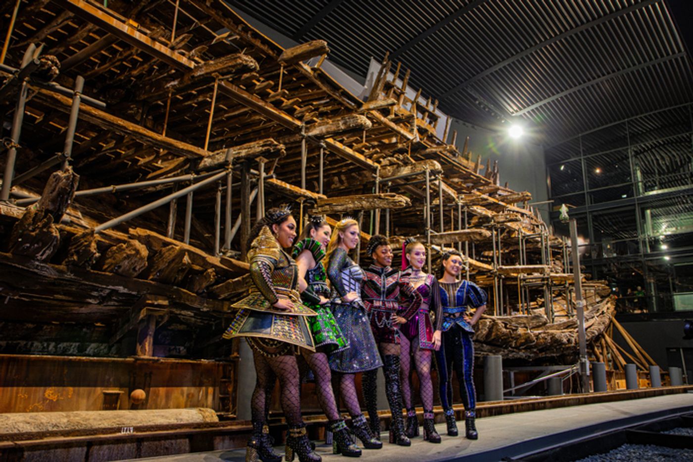 Photos: The Cast of SIX Pose With Henry VIII's Favourite Warship  Image