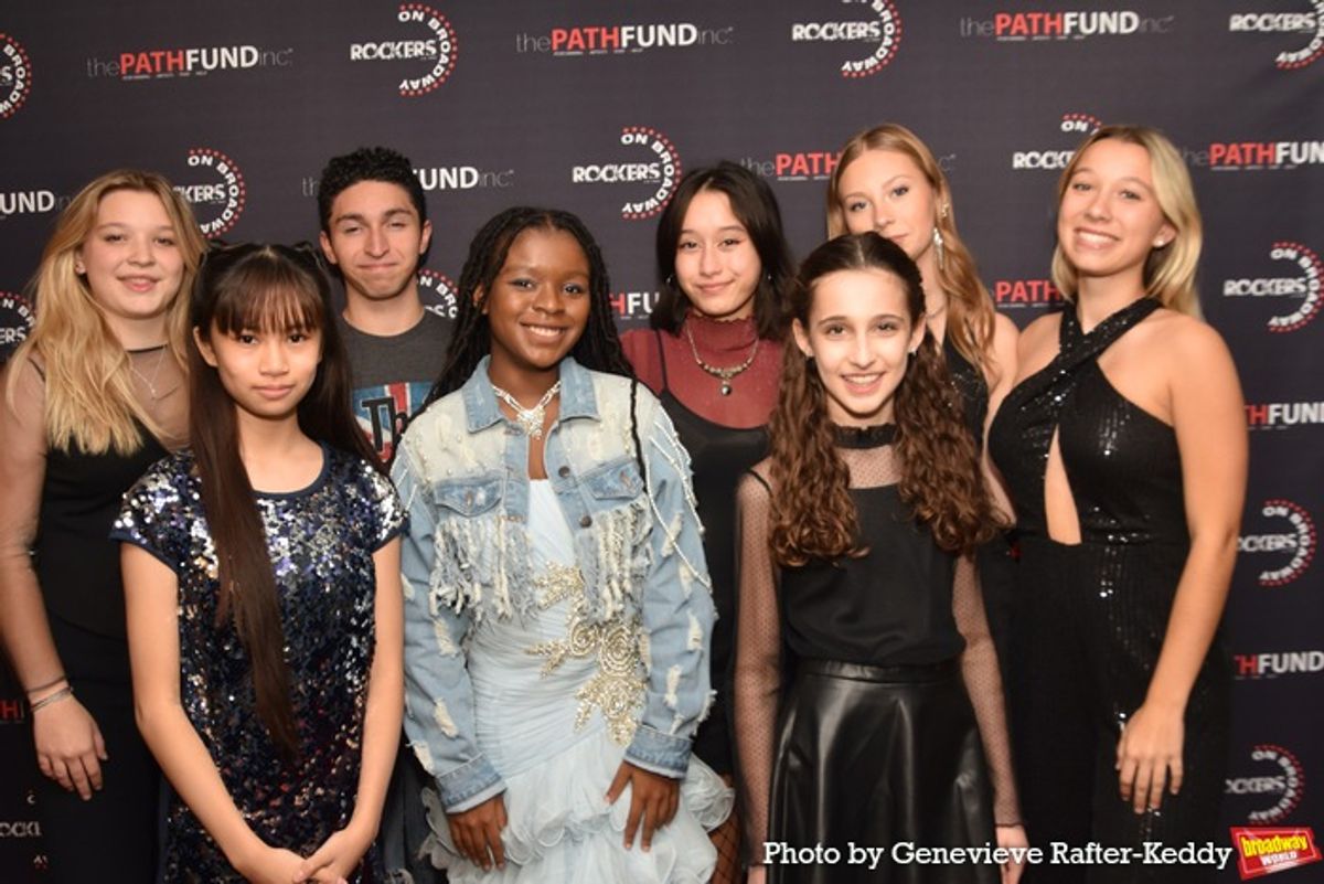 Reese Rehl, Claudia Fabella, Matteo Russo, GG Roberts-Nguyen, Sylvia Smith, Avery Rehl, Jurnee Swan and Audrey Simone Winters at 