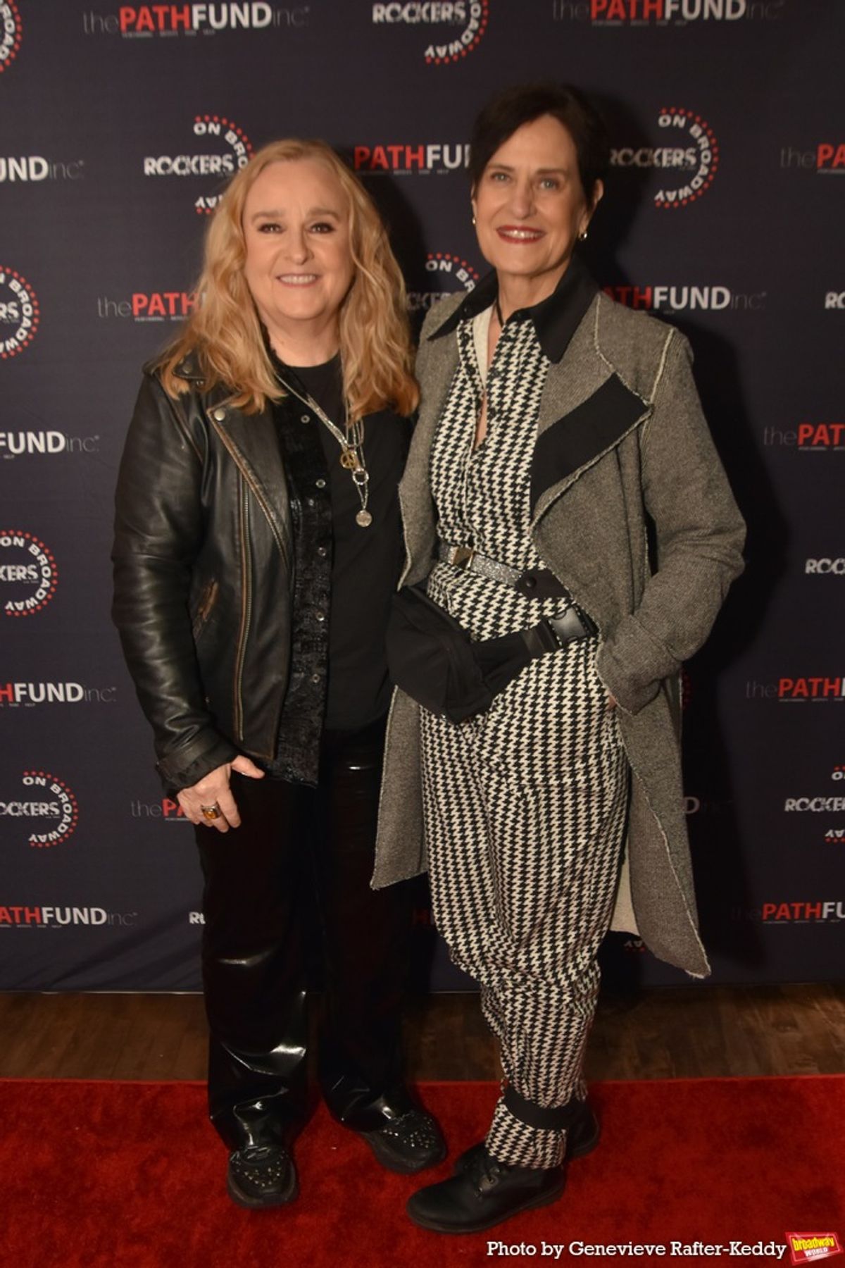 Mellissa Etheridge and Linda Wallem at 