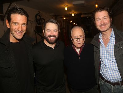 Colin Donnell, Alex Brightman, Richard Dreyfuss, and Ian Shaw  Photo