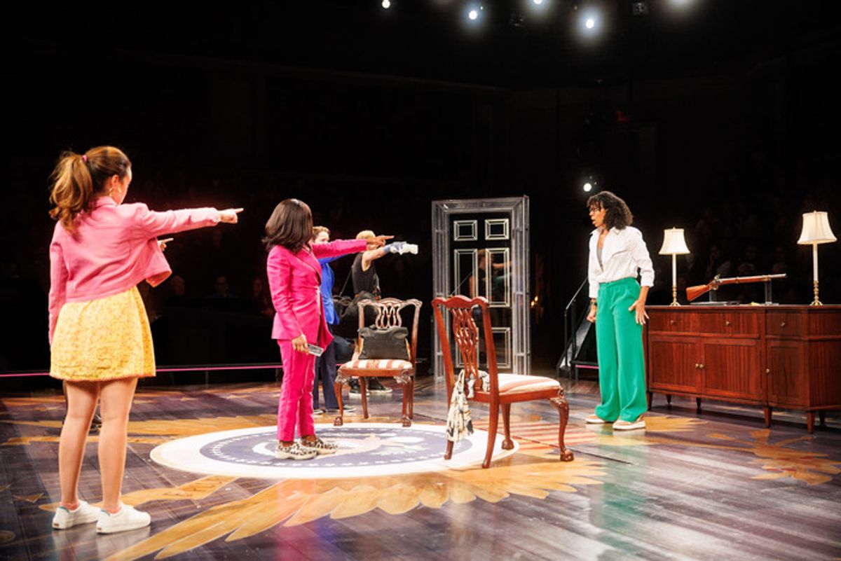 Sarah-Anne Martinez, Felicia Curry, Naomi Jacobson, Kelly McAndrew and Yesenia Iglesias at 