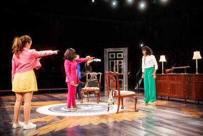 Sarah-Anne Martinez, Felicia Curry, Naomi Jacobson, Kelly McAndrew and Yesenia Iglesi Photo