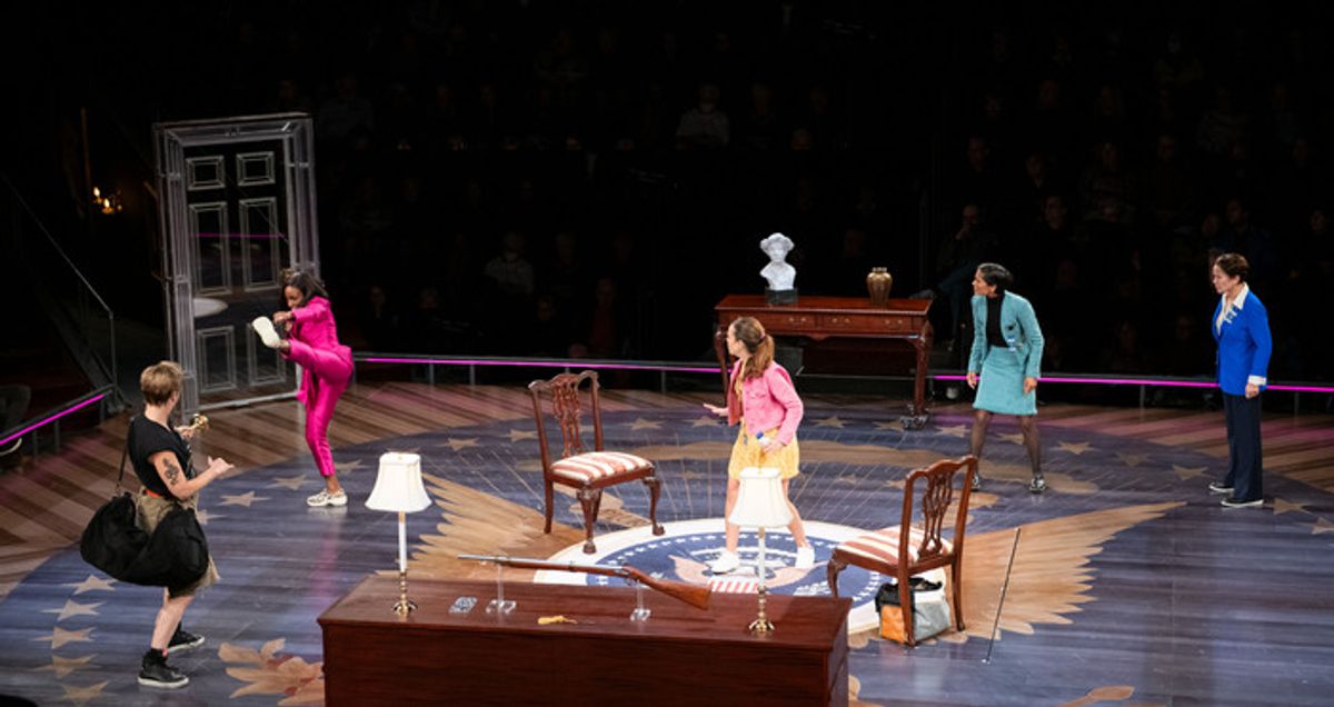 Kelly McAndrew, Felicia Curry, Sarah-Anne Martinez, Natalya Lynette Rathnam and Naomi Jacobson at 