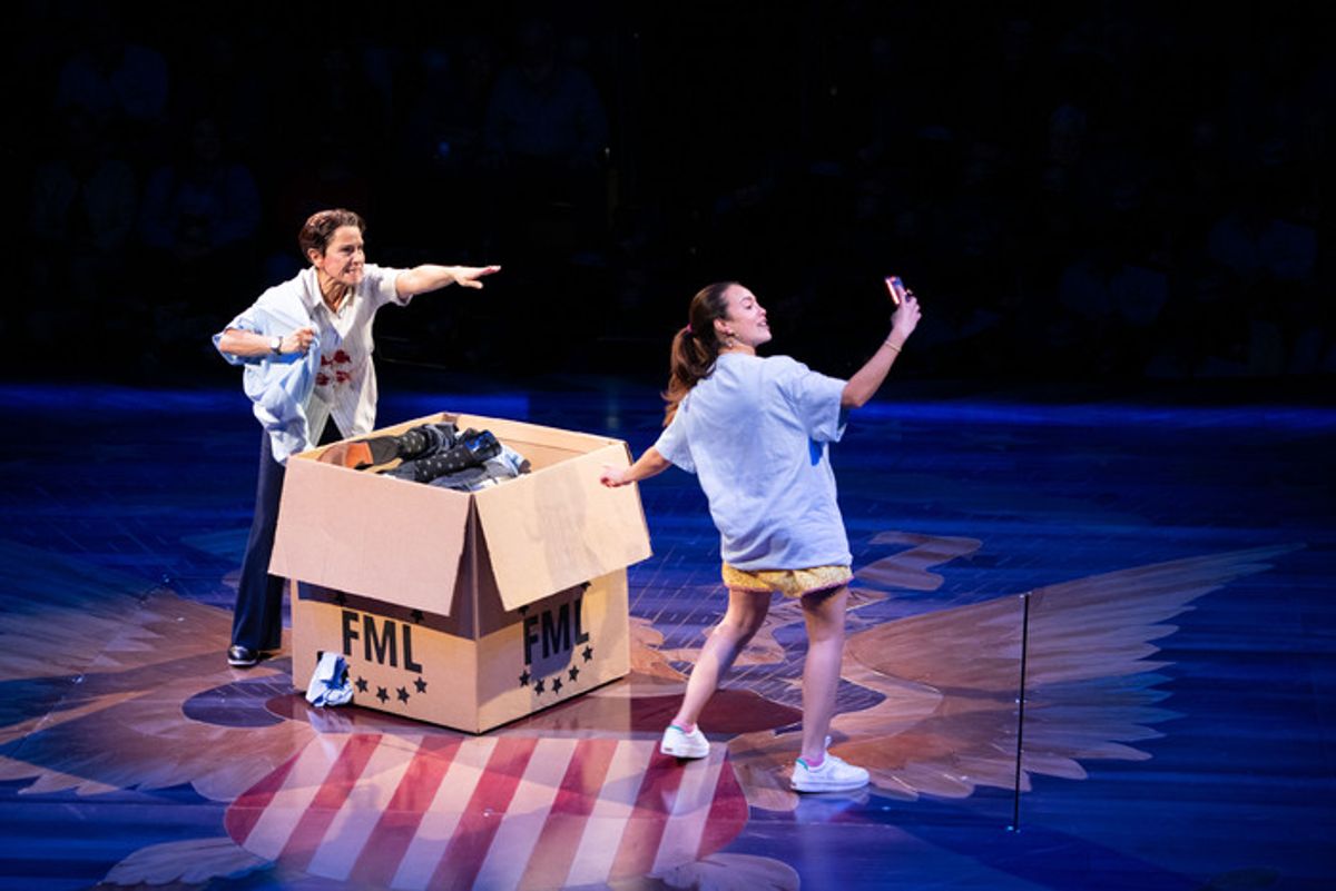 Naomi Jacobson and Sarah-Anne Martinez  at 