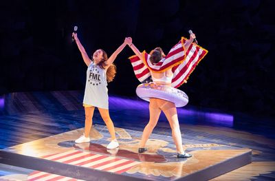 Sarah-Anne Martinez and Megan Hill  Photo