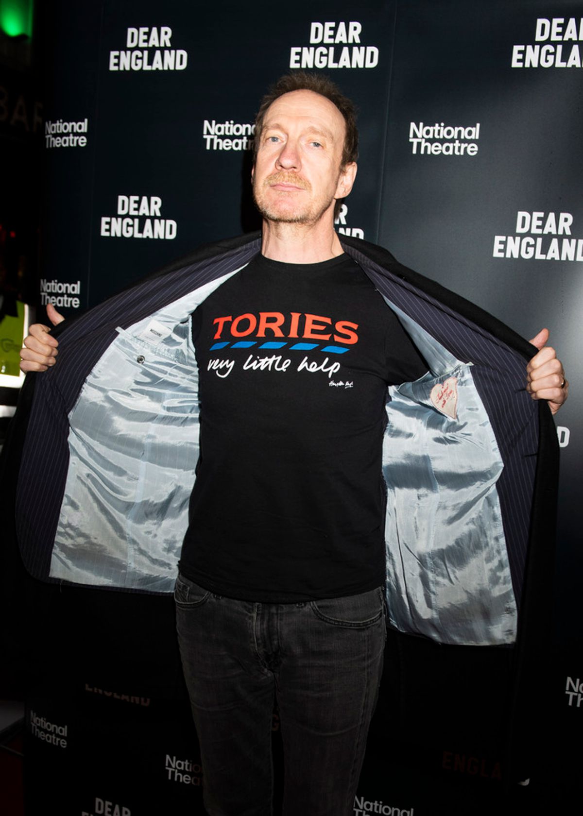David Thewlis arrives for the National Theatre’s Dear England press night at the Prince Edward Theatre, London. Picture date: Thursday 19th October 2023. Credit: DavidJensen at 