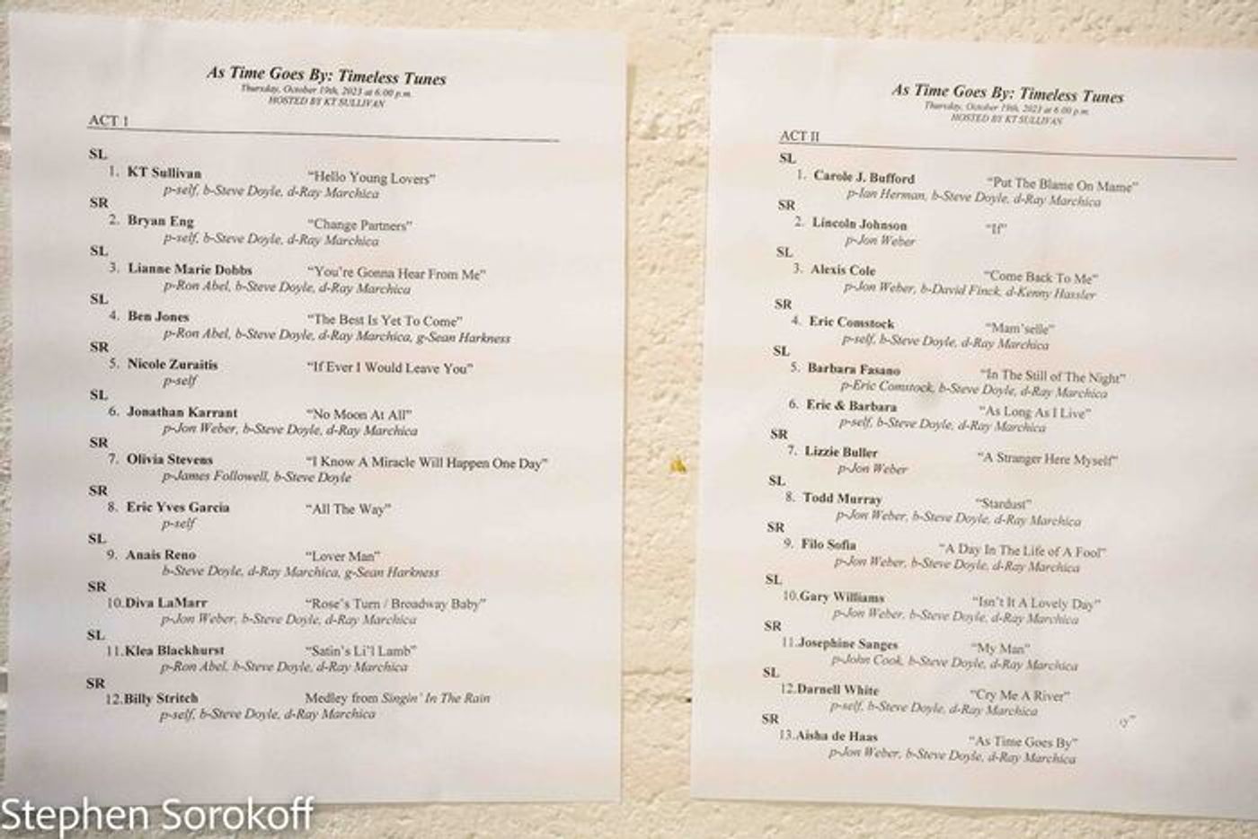 Photos: Backstage at the Concluding Night of The Cabaret Convention  Image