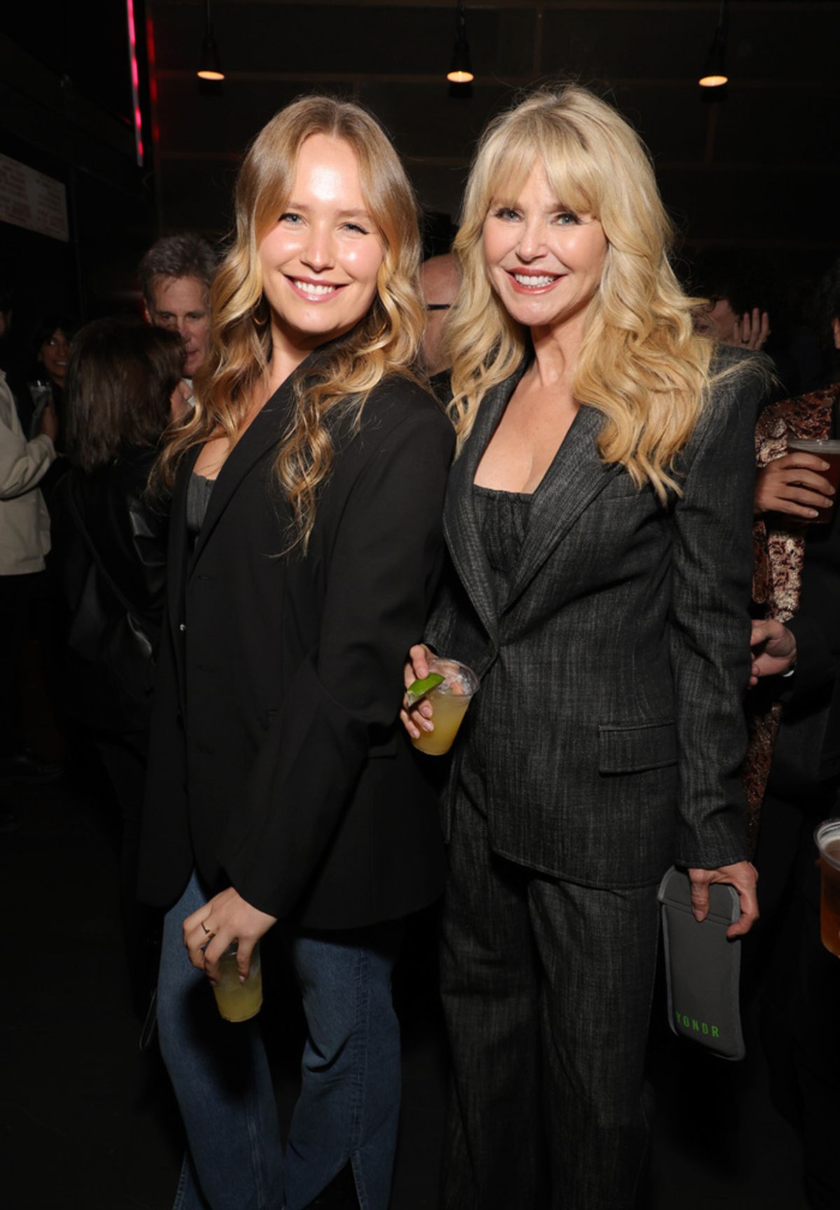 Sailor Brinkley Cook and Christie Brinkley at 
