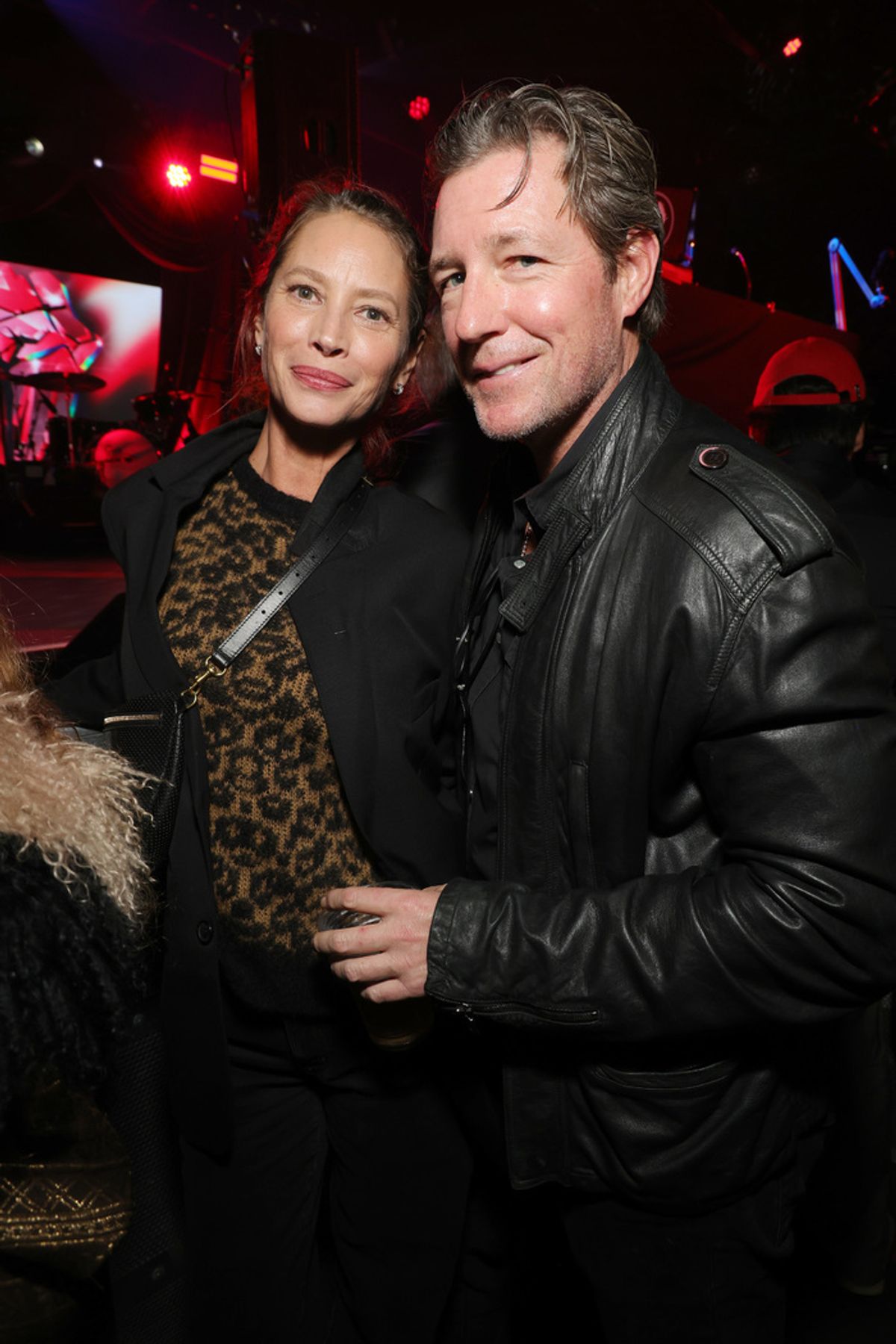 Christy Turlington Burns and Ed Burns at 