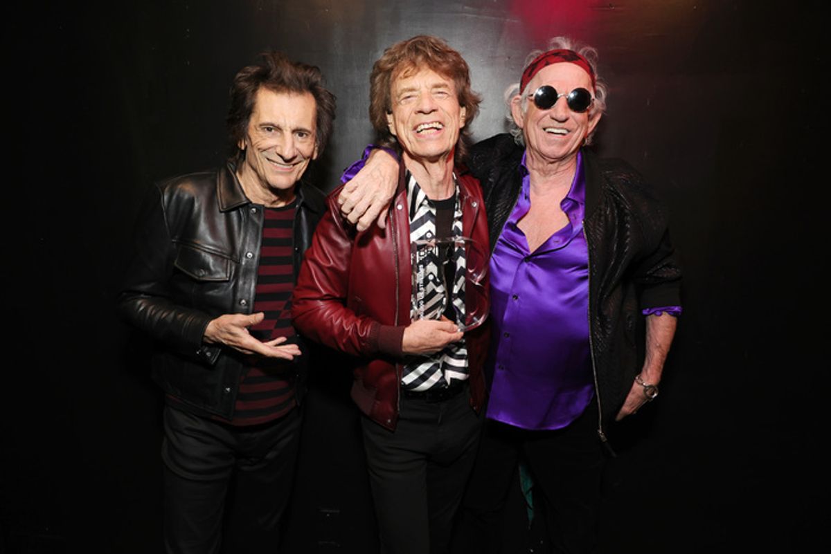 Ronnie Wood, Mick Jagger and Keith Richards at 