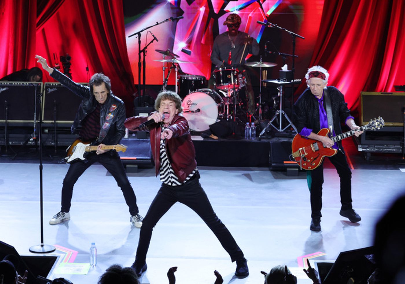 Photos: Lady Gaga Joins The Rolling Stones In NYC For Album Release Party  Image