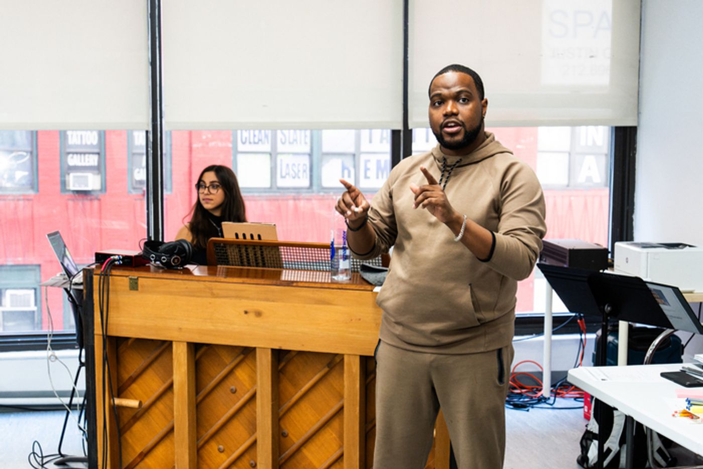 Photos: Go Inside Rehearsals for LONG WAY DOWN at the Apollo Theater Photos: Go Inside Rehearsals for LONG WAY DOWN at the Apollo Theater Image