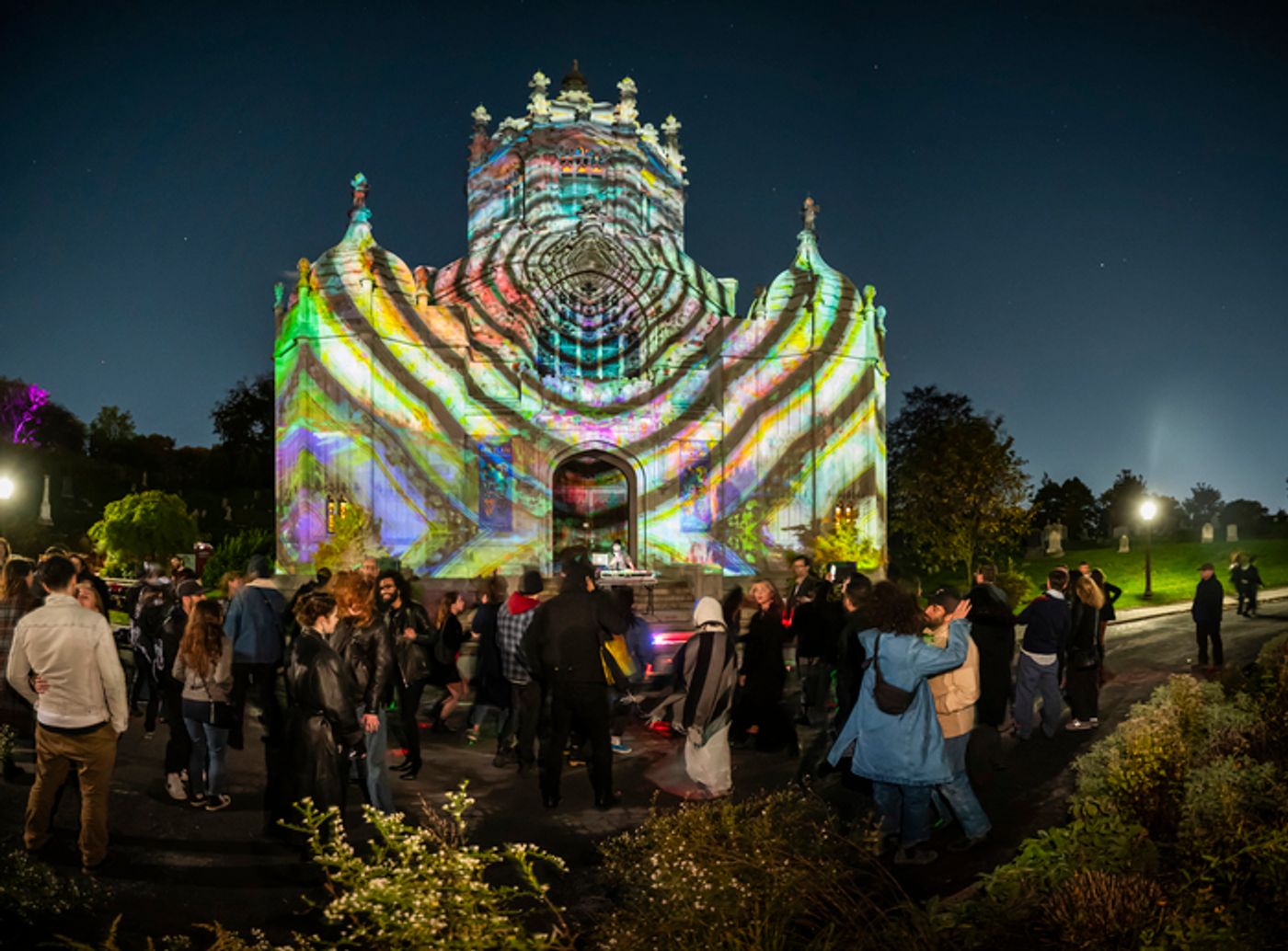Review: Death Of Classical Presents A Spectacular NIGHTFALL: DANSE MACABRE Inside Of Green-Wood Cemetary  Image