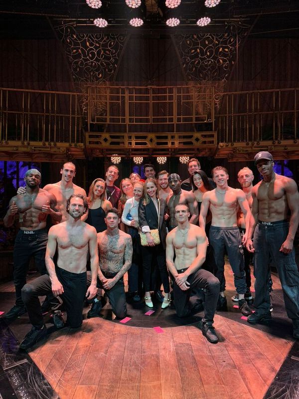 Emilia Clarke and the Company of MAGIC MIKE LIVE Photo