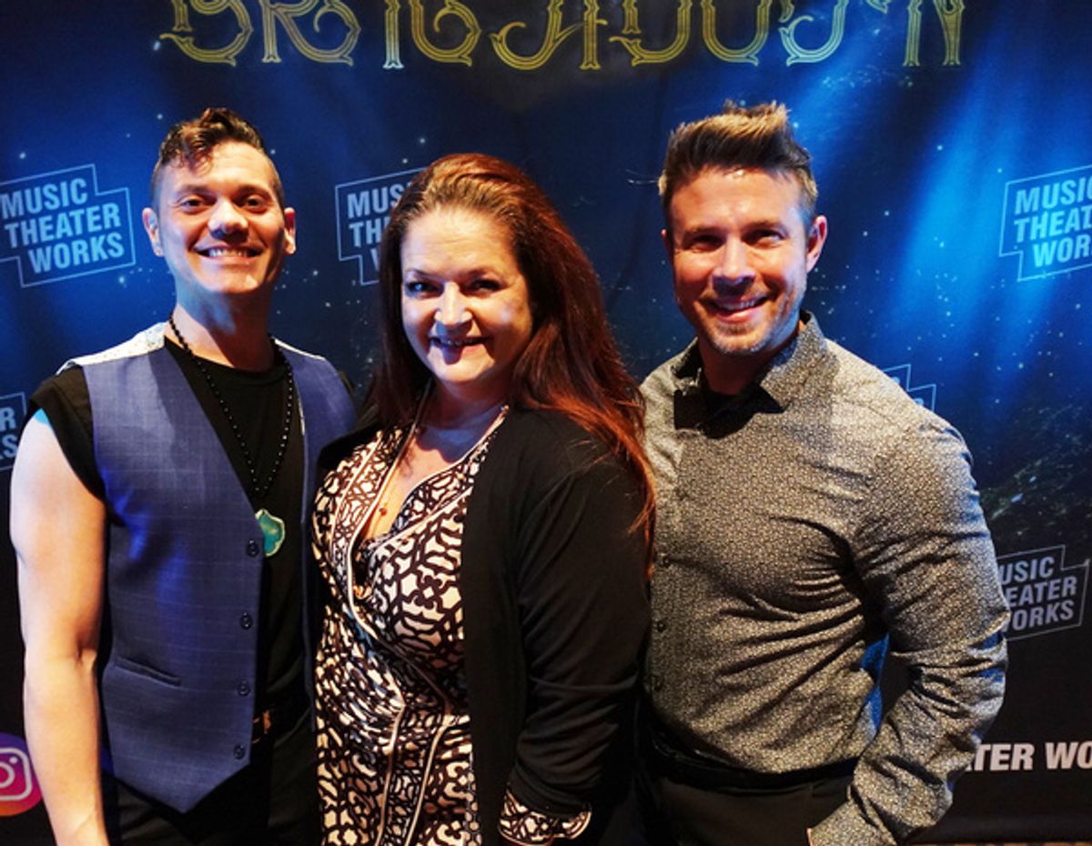Clayton Cross, assistant director and choreographer, Sasha Gerritson, director and Michael McBride, music director at 