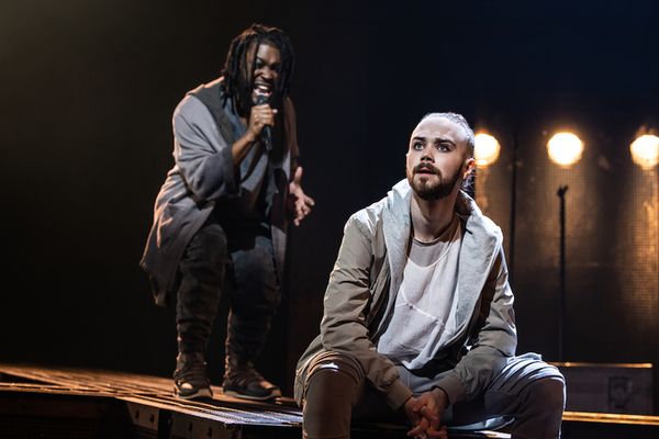 Elvie Ellis & Jack Hopewell in Jesus Christ Superstar. Photo by Evan Zimmerman for Mu Photo
