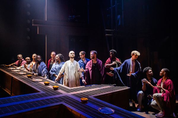 Jack Hopewell and company in Jesus Christ Superstar. Photo by Evan Zimmerman for Murp Photo