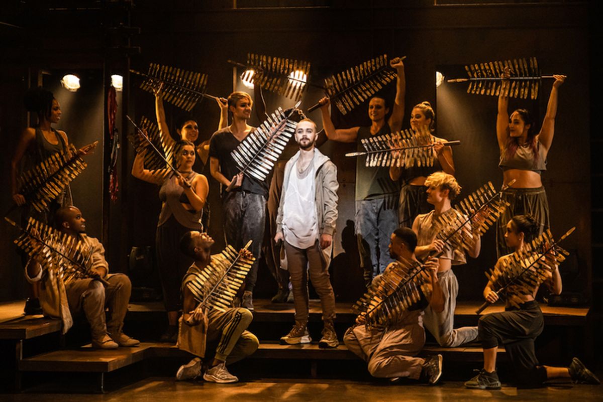 Jack Hopewell and company in Jesus Christ Superstar. Photo by Evan Zimmerman for MurphyMade. at 