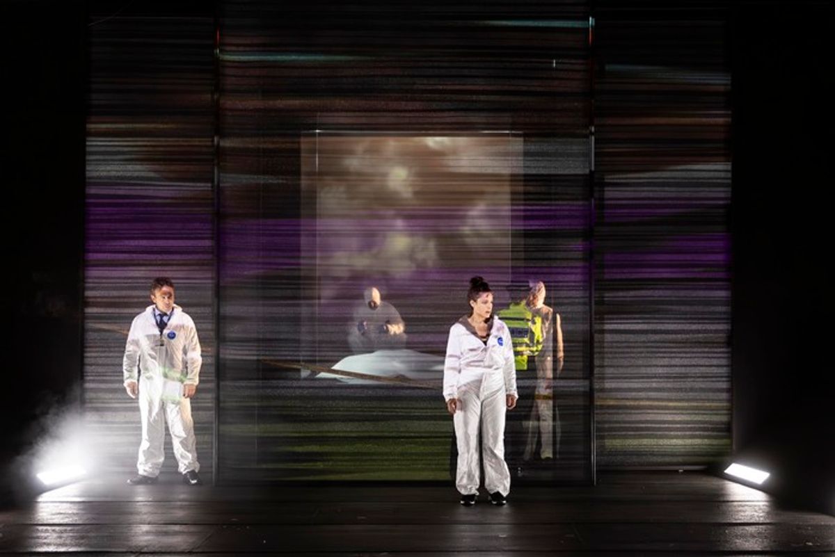 Joanna Van Kampen and Jason Merrells at 