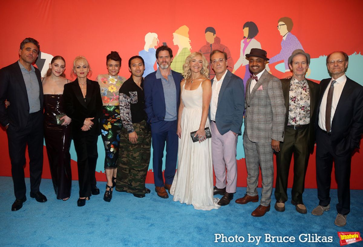 Bobby Cannavale, Micaela Diamond, Tracie Bennett, Amber Gray, Jin Ha, Steven Pasquale, Rachel Bay Jones, Jeremy Shamos, Francois Battiste, Denis O'Hare and David Hyde Pierce at 