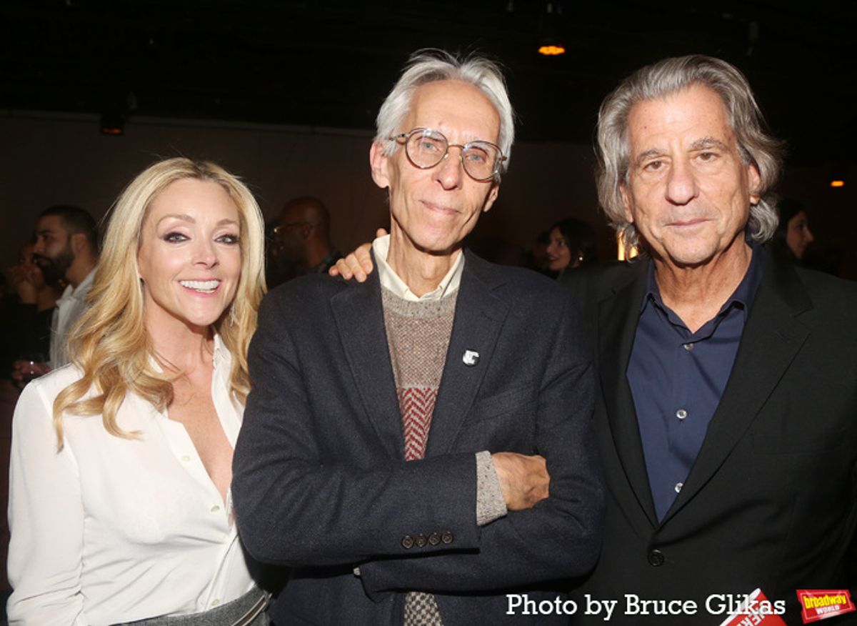 Jane Krakowski, David Ives and David Rockwell at 