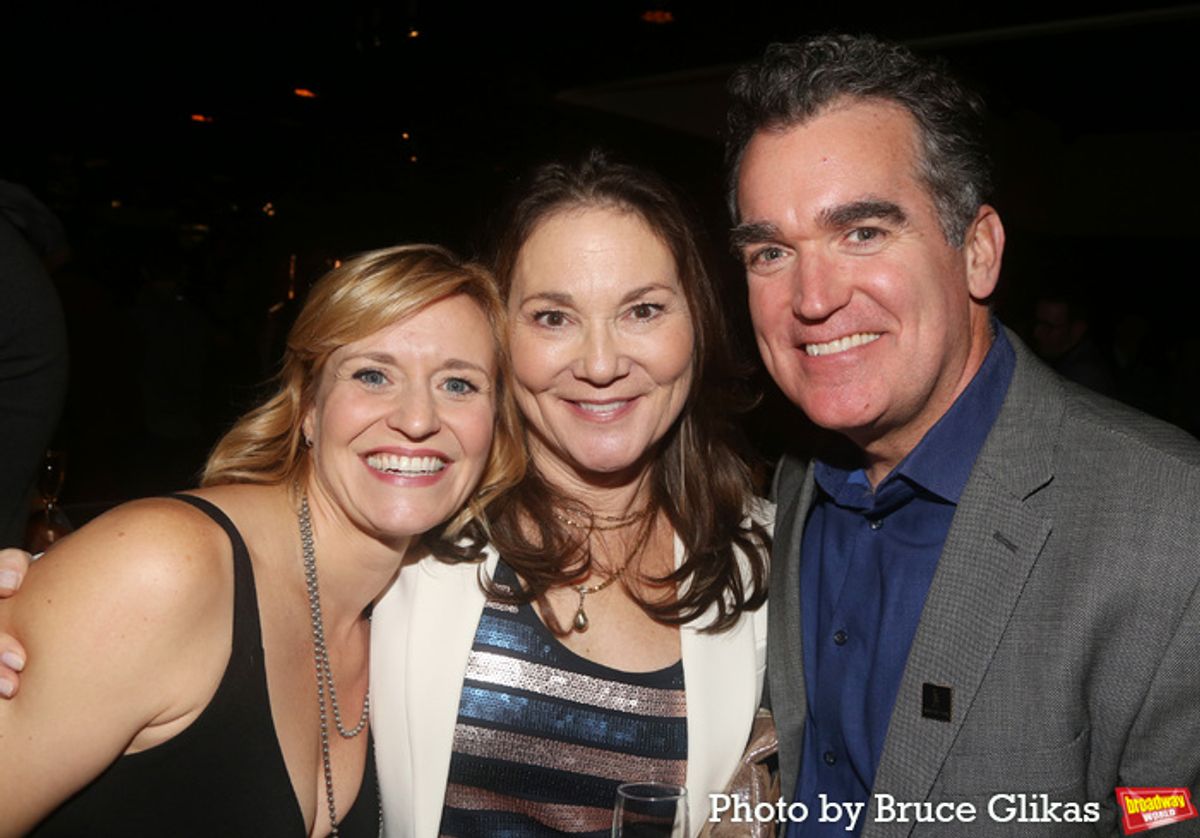 Megan Sikora, Jennifer Prescott and Brian d'Arcy James at 