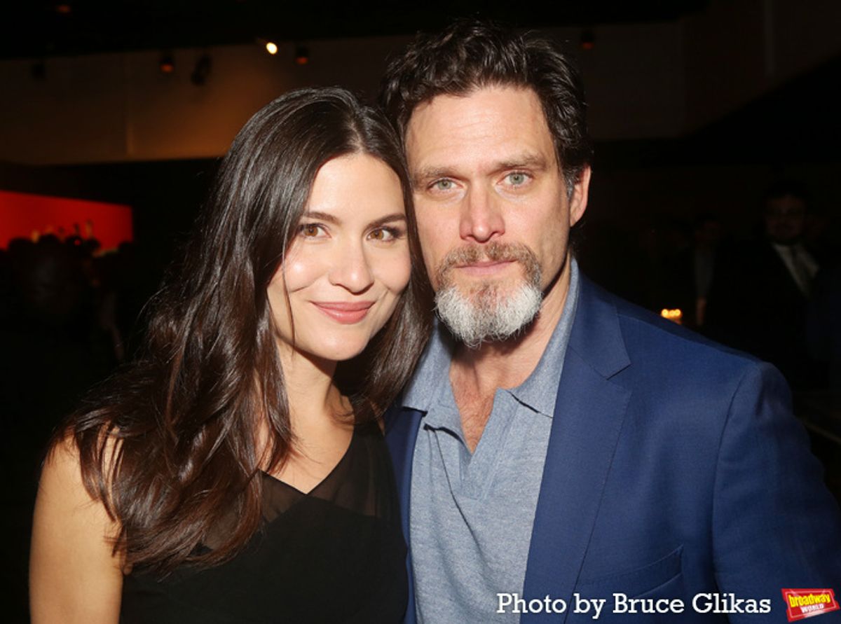 Phillipa Soo and Steven Pasquale at 